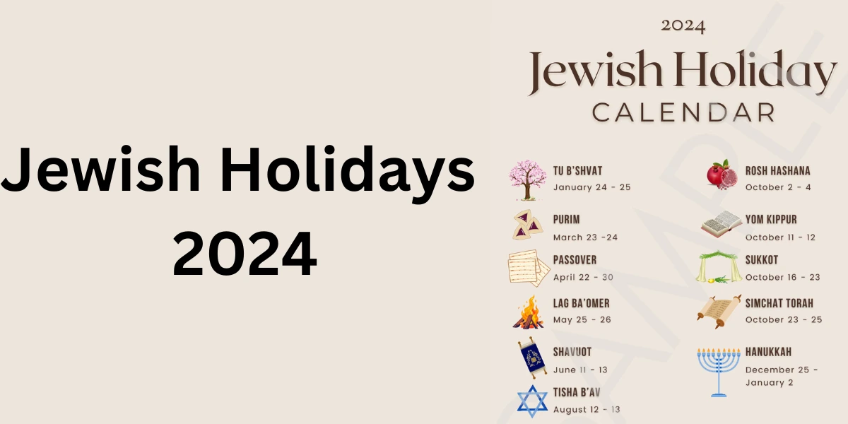 Jewish Holidays 2024